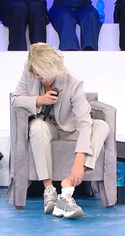 Maria De Filippi piede