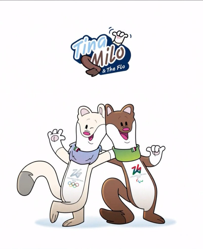 mascotte milano cortina 2026