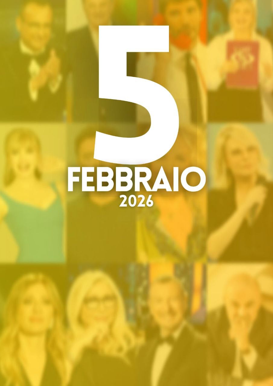 ascolti tv notizie 5 febbraio 2026