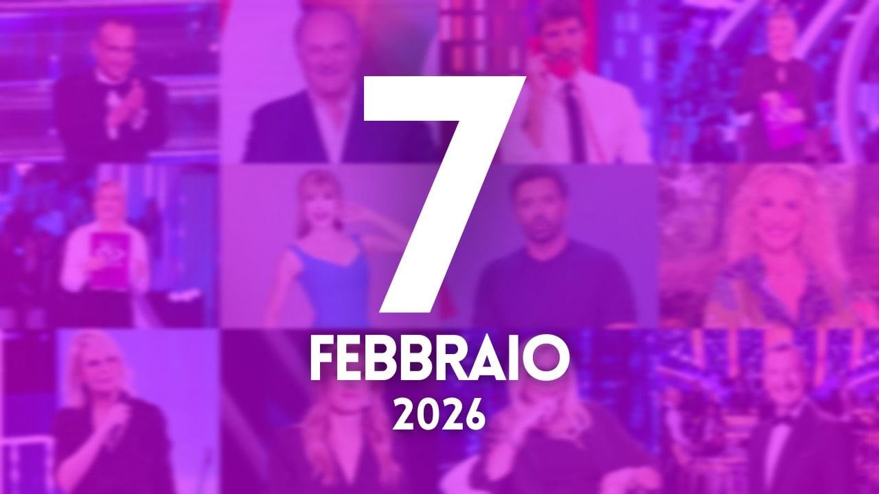 ascolti tv notizie 7 febbraio 2026