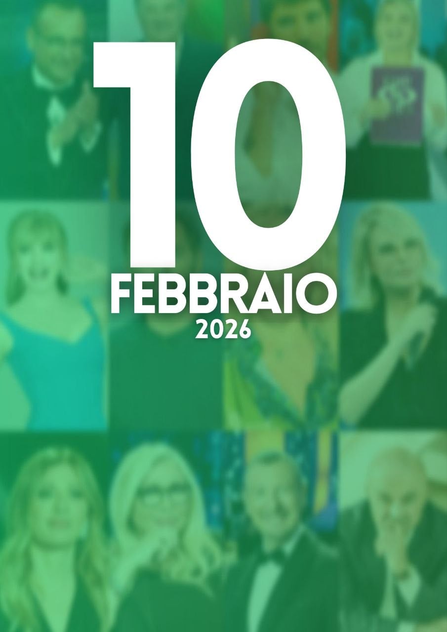 ascolti tv notizie 10 febbraio 2026