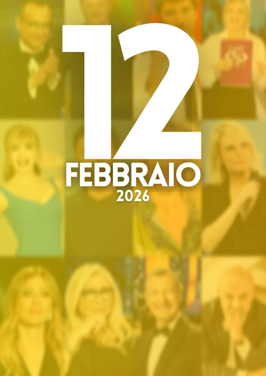 ascolti tv notizie 12 febbraio 2026