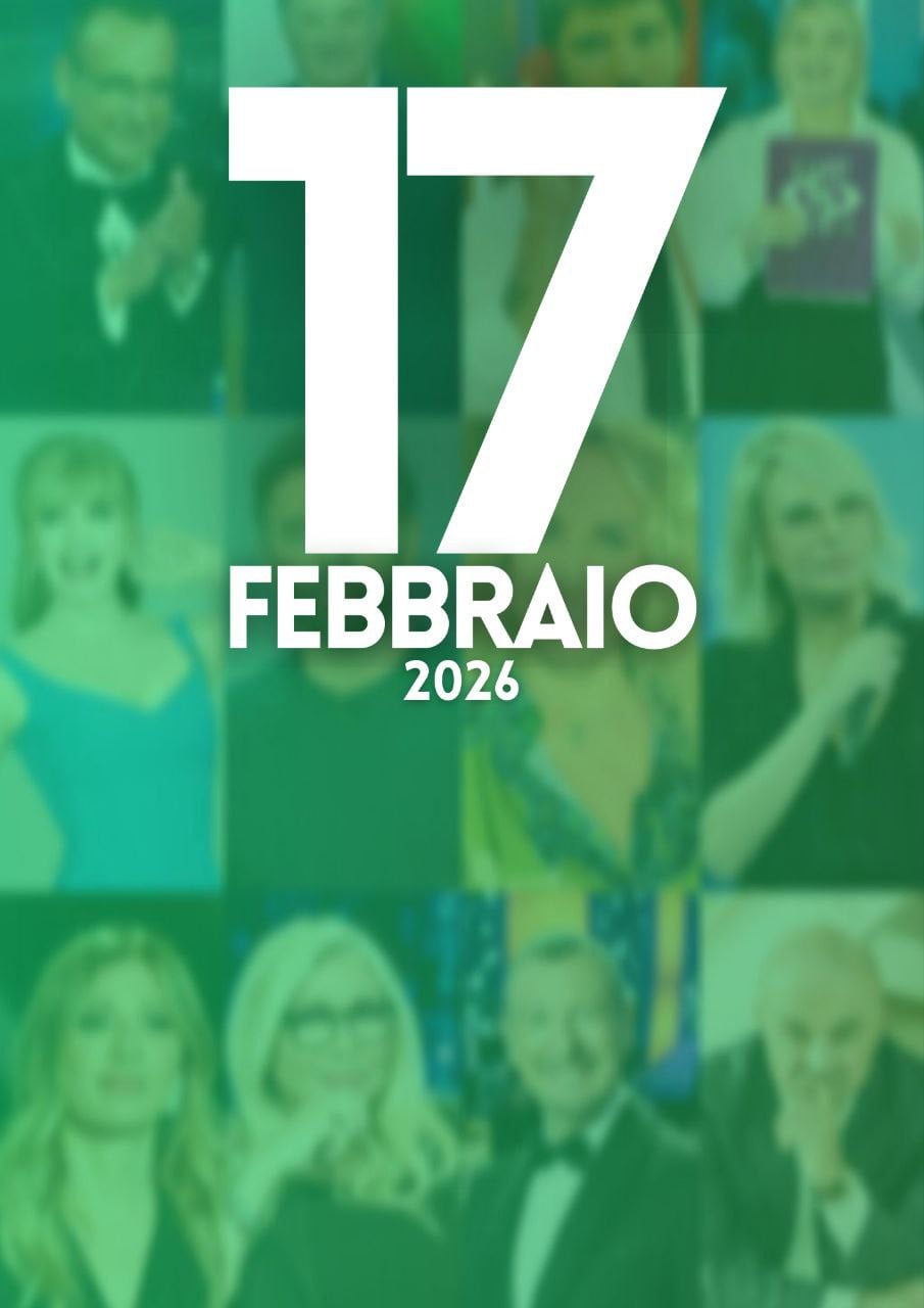 ascolti tv notizie 17 febbraio 2026