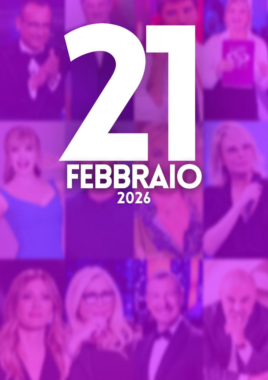 ascolti tv notizie 21 febbraio 2026