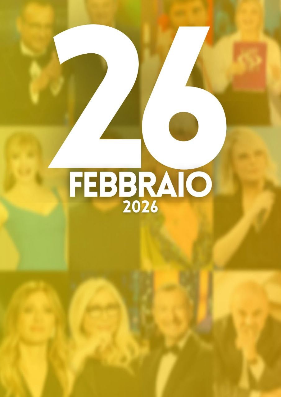 ascolti tv notizie 26 febbraio 2026