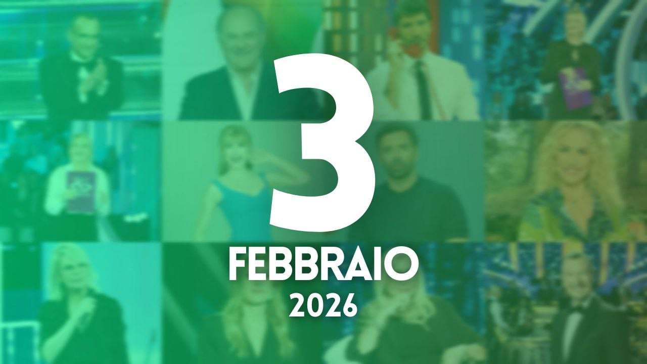 ascolti tv notizie 3 febbraio 2026